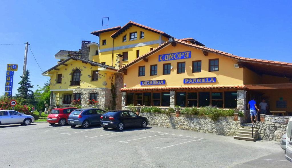 Hostal Europa San Roque del Acebal Buitenkant foto