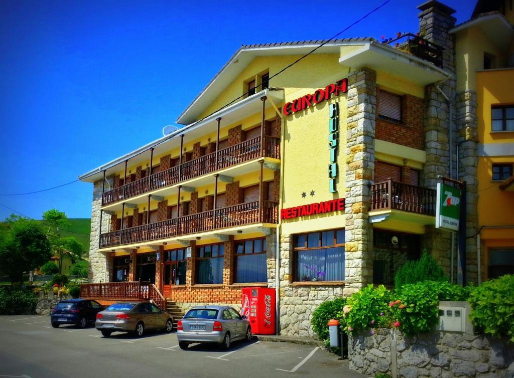 Hostal Europa San Roque del Acebal Buitenkant foto
